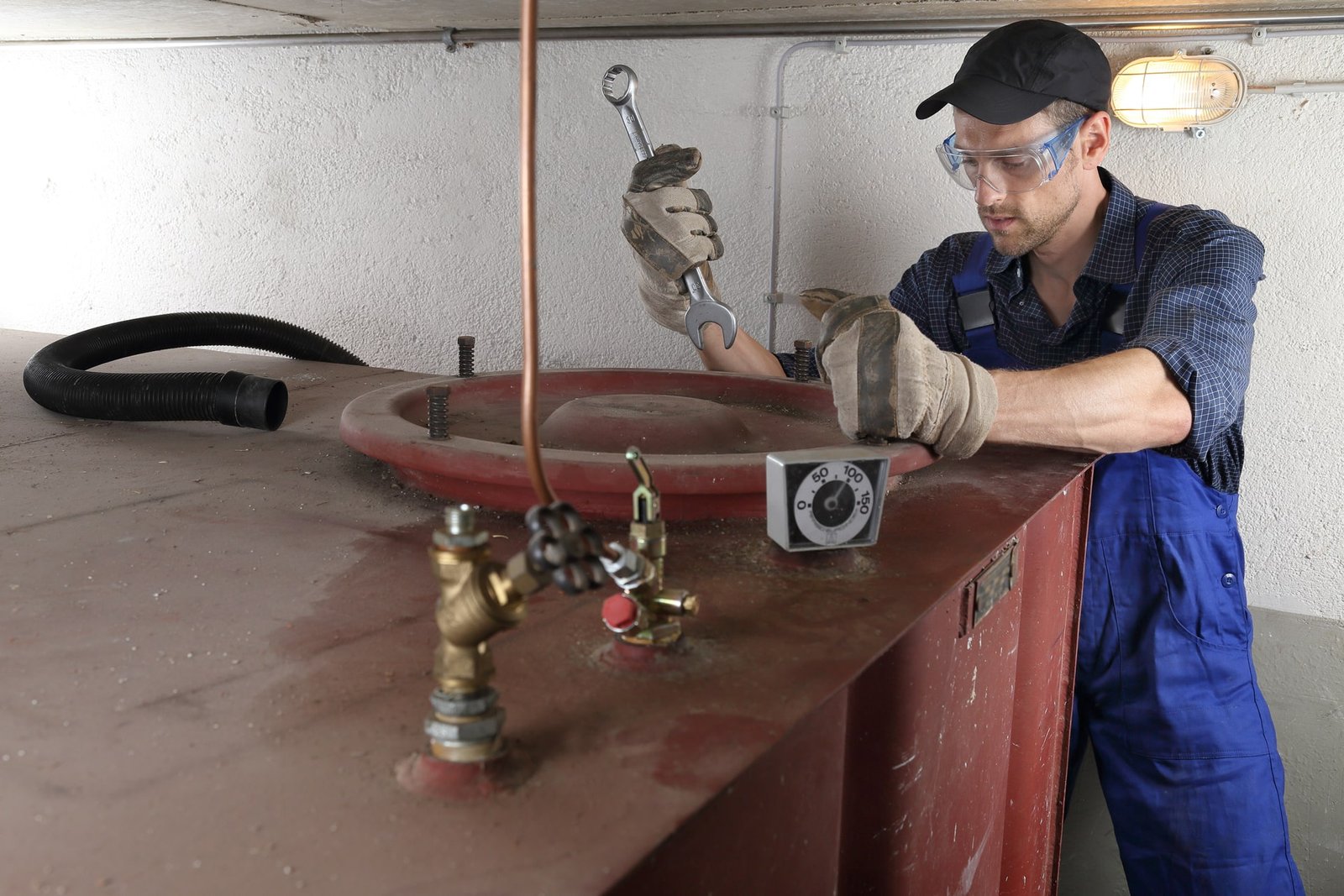 Test citerne à mazout